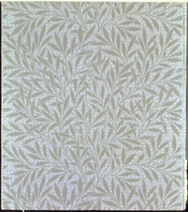 Diseño de papel tapiz de sauce, 1874 de William Morris